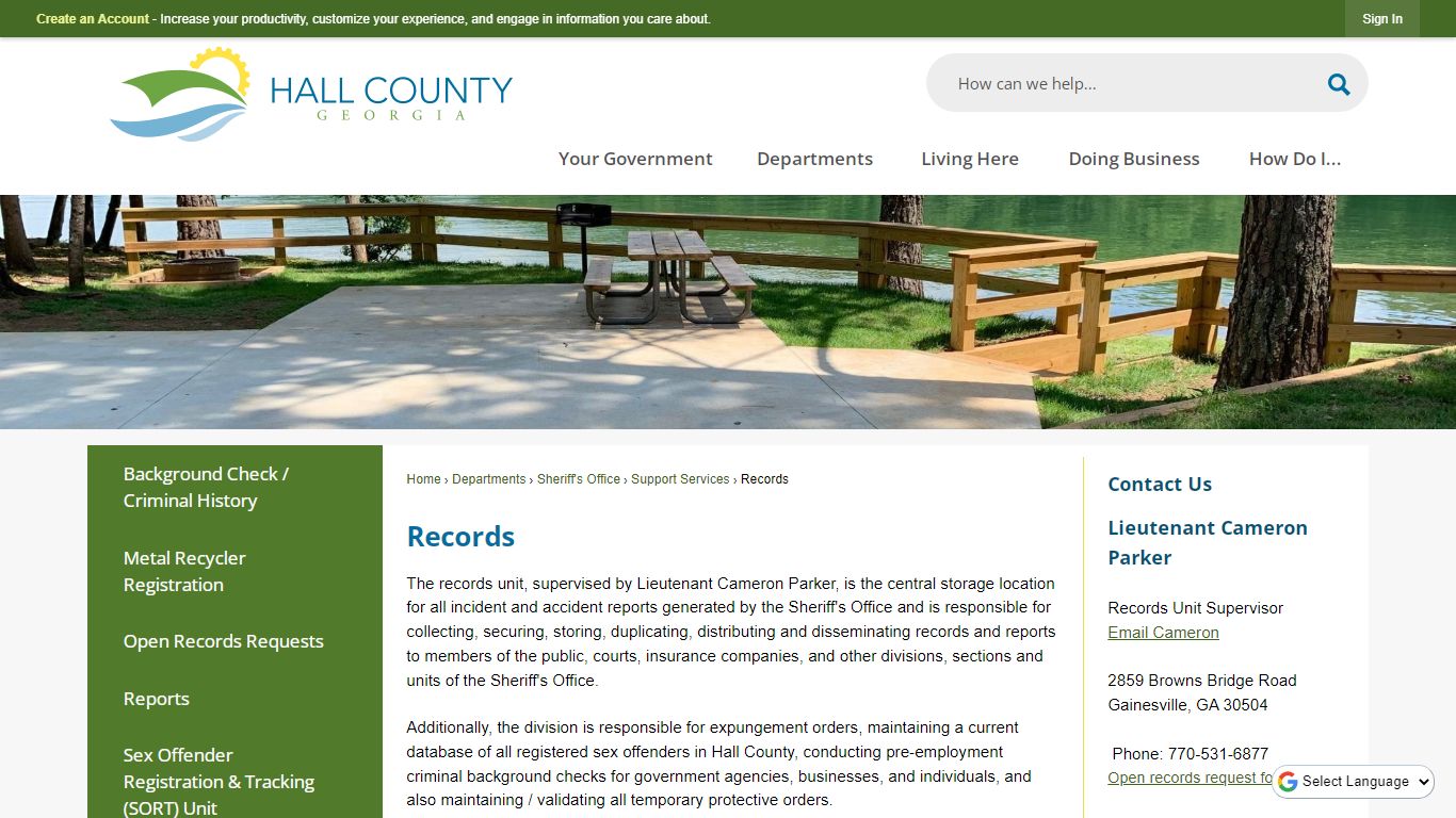 Records | Hall County, GA - Official Website